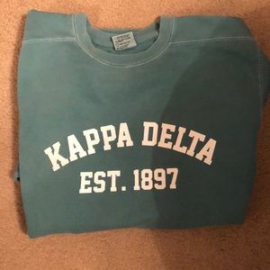 Sea Foam Green Comfort Colors KD sweatshirt